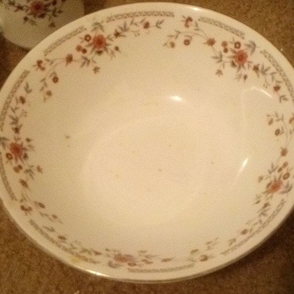 Dynasty fine china dishes 8 dinner plates 8 bowls 8 small plates 8 saucers 6 cup - Picture 9 of 10